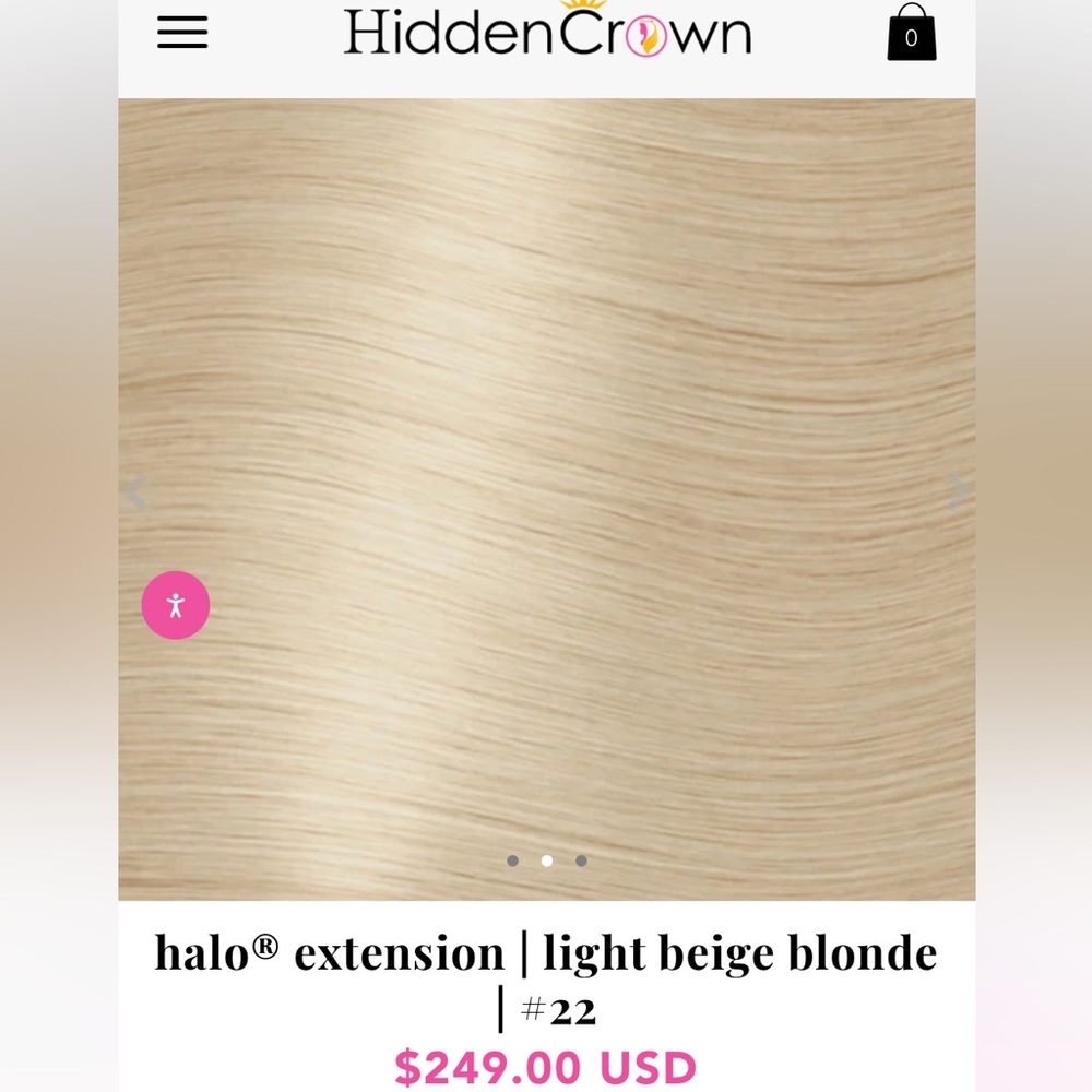 halo® extension | light beige blonde | #22 NWOT